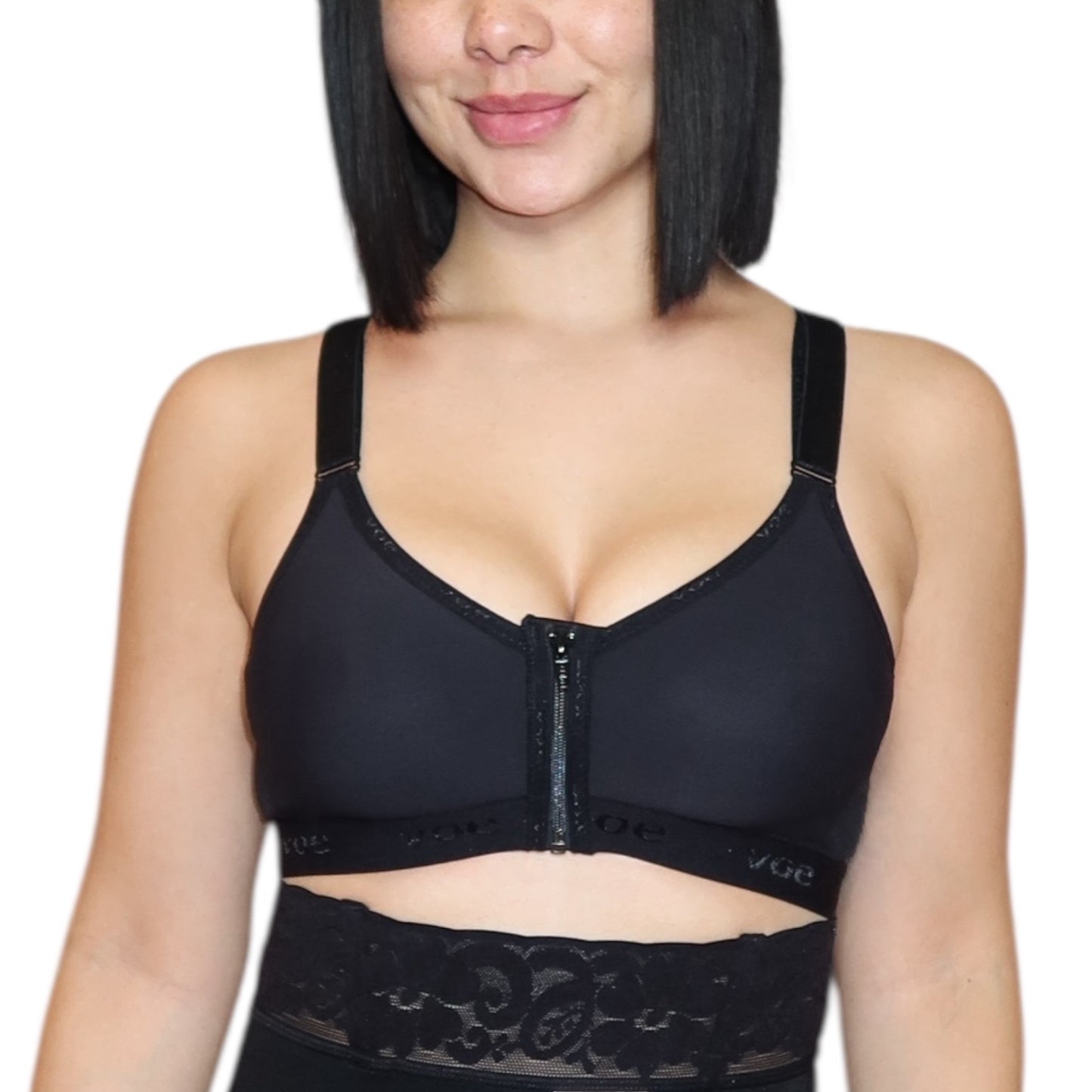 Garment: Post-Surgical Bra | Sports Bra - Front Zip