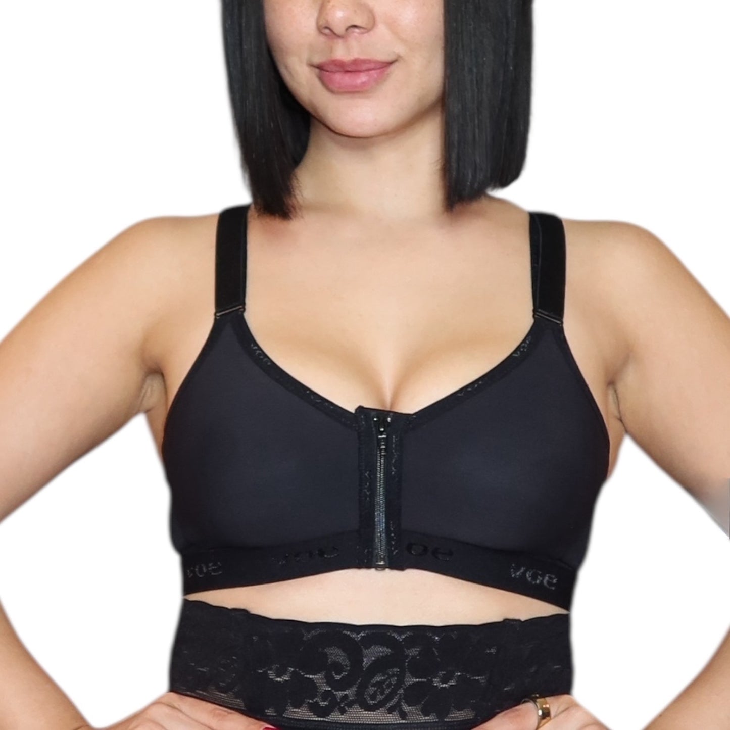 Garment: Post-Surgical Bra | Sports Bra - Front Zip